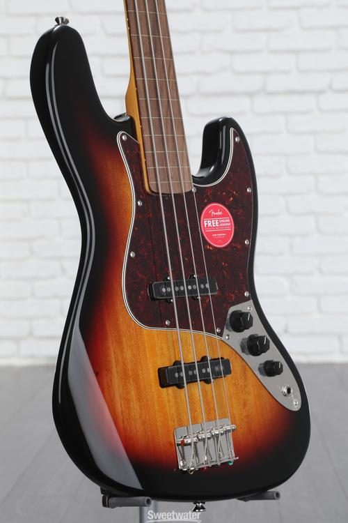 Squier Classic Vibe '60s Fretless Jazz Bass - 3-Tone Sunburst