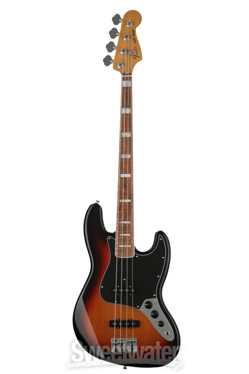 Fender Vintera '70s Jazz Bass - 3-Color Sunburst with Pau Ferro Fingerboard