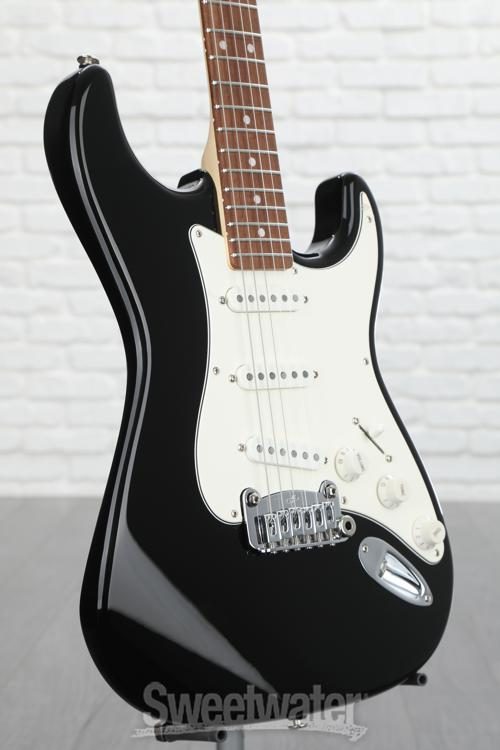 G&L Fullerton Deluxe Legacy Electric Guitar - Jet Black with