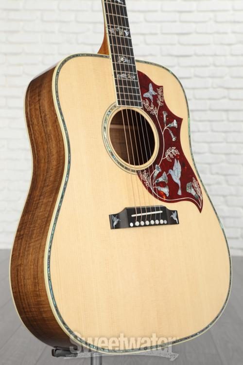 Gibson Acoustic Hummingbird Custom Koa Acoustic Guitar - Antique Natural
