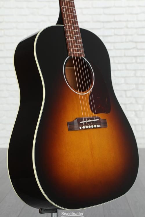 Gibson Acoustic J-45 Standard - Vintage Sunburst Reviews | Sweetwater