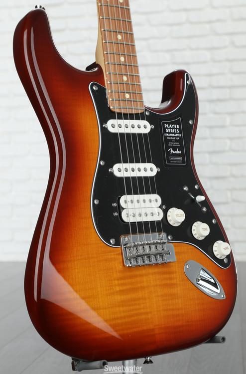 Fender Player Stratocaster HSS Plus Top - Tobacco Sunburst with Pau Ferro  Fingerboard