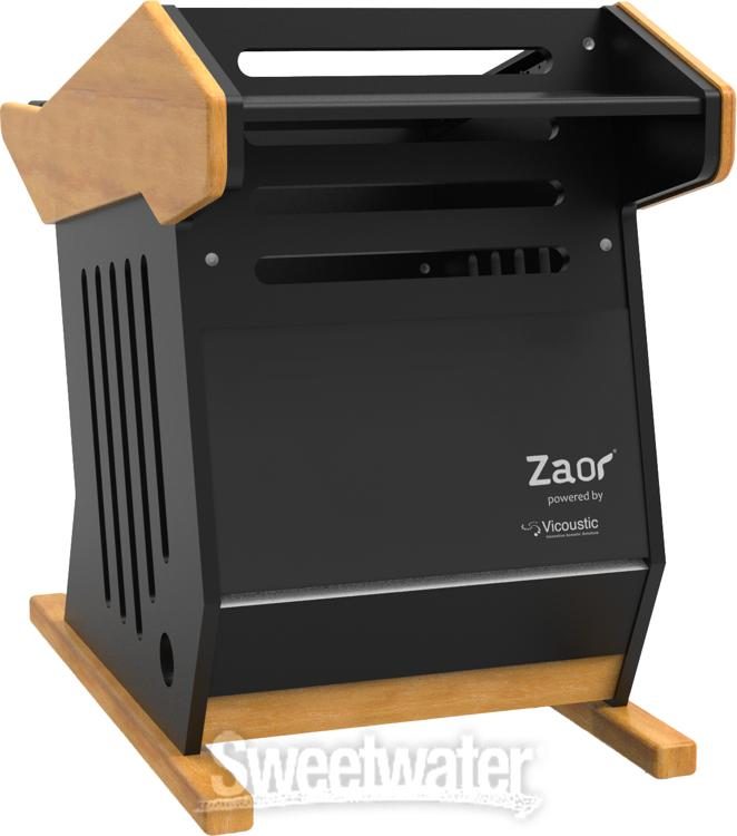 Zaor Maestro Solo 12+6 Studio Desk - Black Oak | Sweetwater