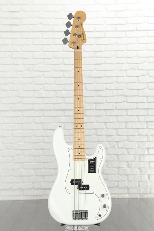 Fender Player Precision Bass - Polar White with Maple Fingerboard