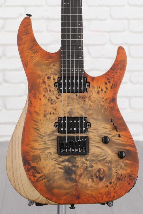 Schecter Reaper-6 - Satin Inferno Burst Reviews | Sweetwater