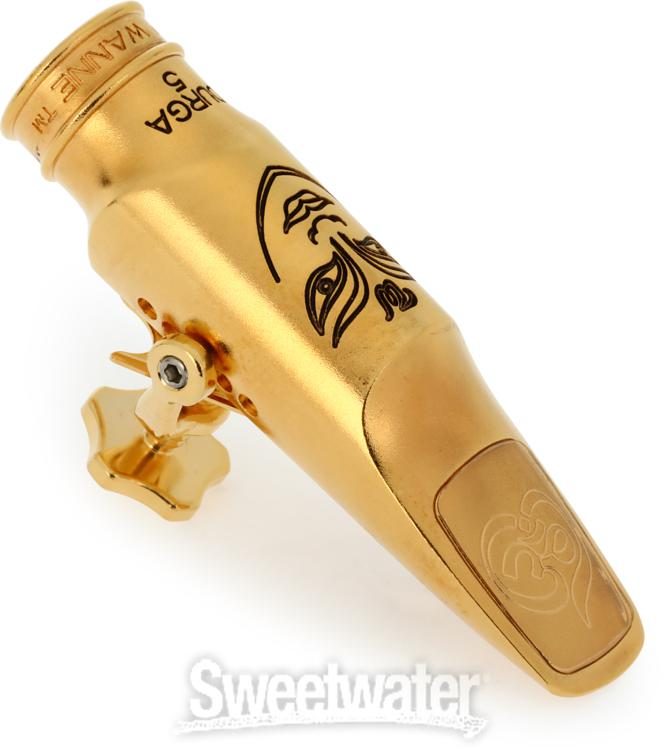 DU5-AG7 Durga 5 Alto Saxophone Mouthpiece - 7 Gold-plated - Sweetwater