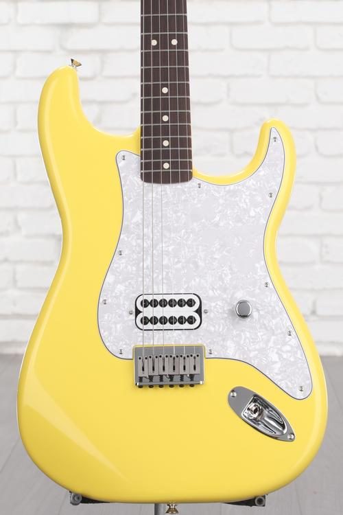 Fender Tom DeLonge Stratocaster Electric Guitar - Graffiti Yellow