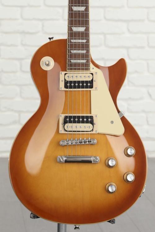 Les Paul Classic Electric Guitar - Honey Burst - Sweetwater