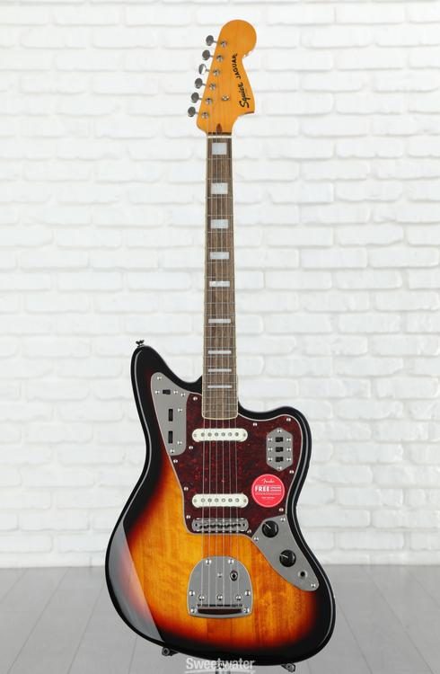 Squier Classic Vibe '70s Jaguar - 3-Tone Sunburst | Sweetwater