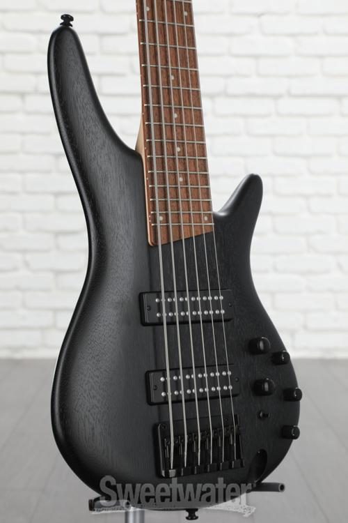 Ibanez Standard SR306EB Bass Guitar - Weathered Black | Sweetwater