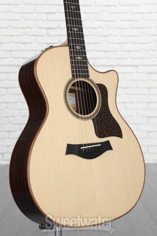 Taylor 714ce V-Class - Natural Lutz Spruce Top Reviews | Sweetwater