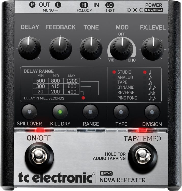 Amazon.com: TC Electronic RPT-1 Nova Repeater Stereo Delay