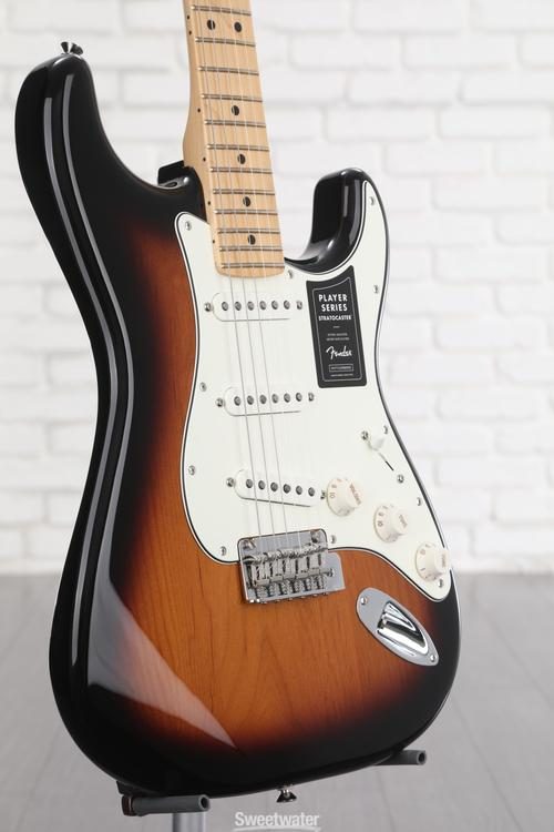 Fender Player Stratocaster Electric Guitar with Maple Fingerboard -  Anniversary 2-color Sunburst