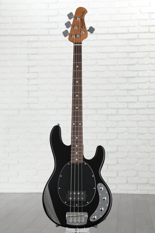 Sterling By Music Man StingRay RAY34 Bass Guitar - Black with Bag