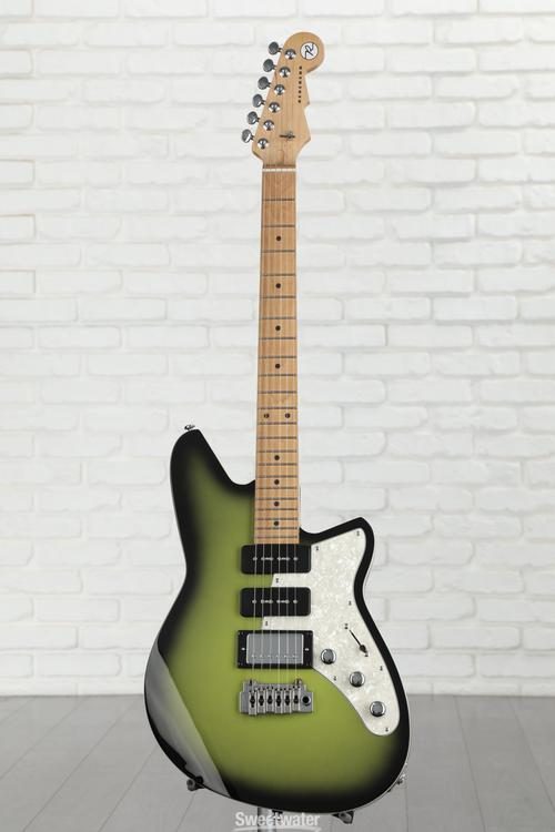 Reverend Six Gun HPP Solidbody Electric Guitar - Avocado Burst