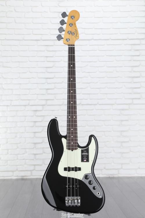 Fender American Professional II Jazz Bass - Black with Rosewood Fingerboard