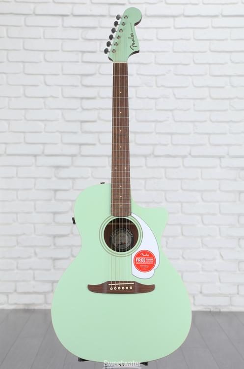 Fender Guitare Electro Acoustique Newporter Player Surf Green WPG - Macca  Music