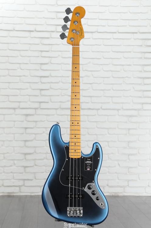 Fender American Professional II Jazz Bass - Dark Night with Maple  Fingerboard