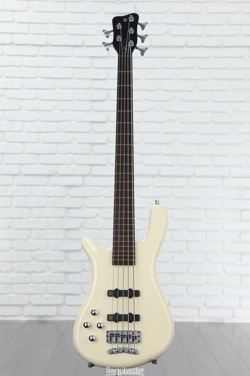 Warwick Pro Series 5 Streamer LX Electric Bass Guitar Left-handed -  Transparent Satin