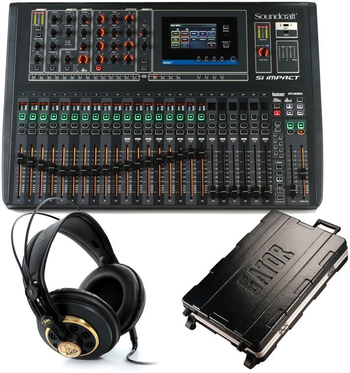 Soundcraft Si Impact Mixer with Case and Headphones | Sweetwater