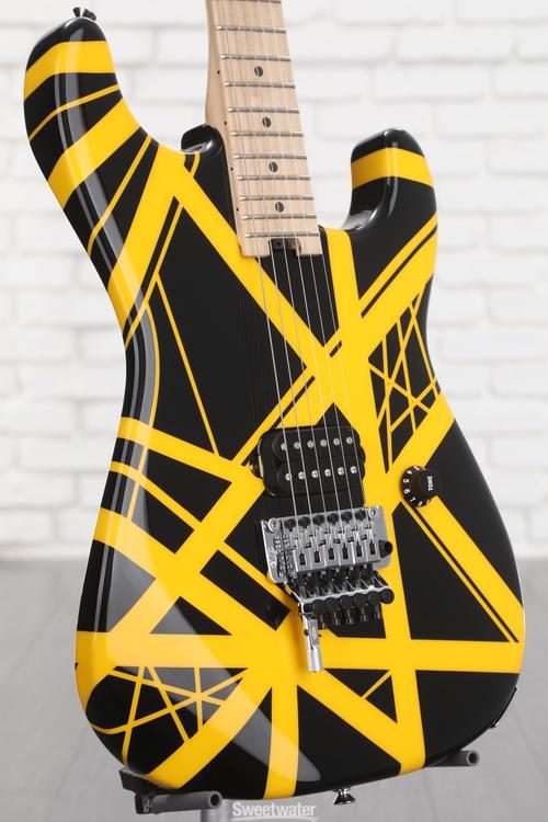 EVH Striped Series - Black w/ Yellow Stripes