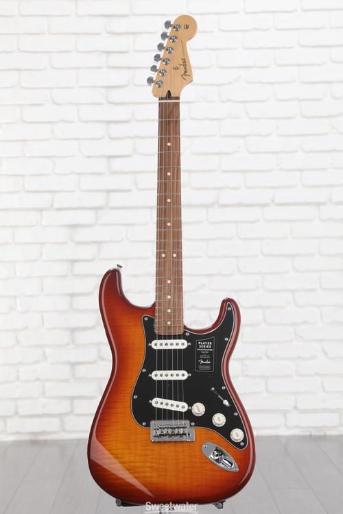 Fender Player Stratocaster Plus Top - Tobacco Sunburst with Pau