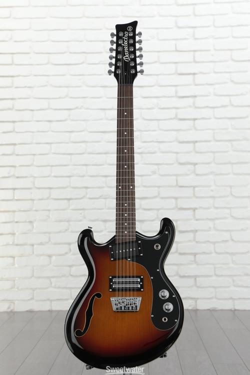 Danelectro 66-12, 12-string Electric Guitar - Transparent 3-Tone