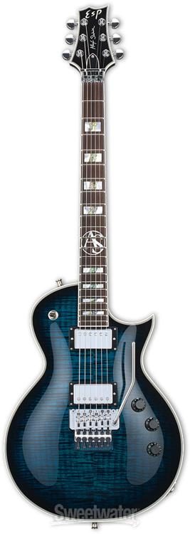 ESP Alex Skolnick FR Electric Guitar - Black Aqua Sunburst ESP Alex Skolnick FR Electric Guitar - Black Aqua Sunburst