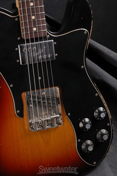 Fender Road Worn '72 Telecaster Custom - Custom 3-Color Sunburst