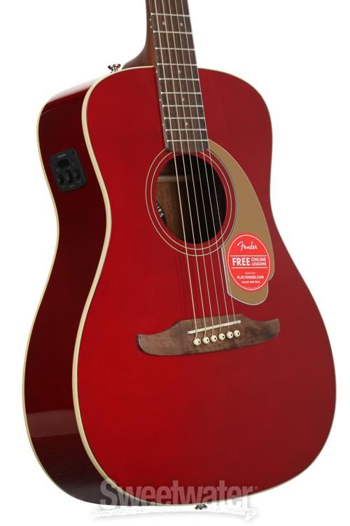 Fender Malibu Player - Candy Apple Red | Sweetwater