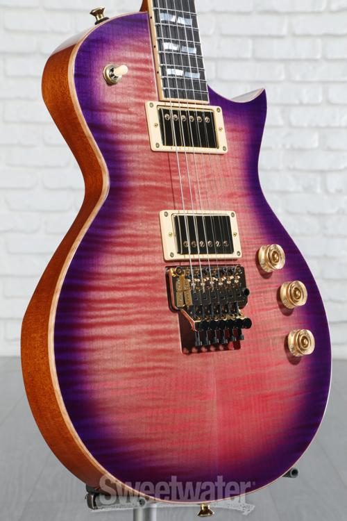 ESP USA M-II NTB Floyd Rose Gold Hardware Disco Pink Sparkle