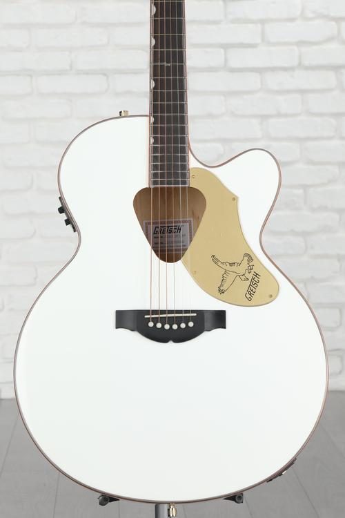 Gretsch G5022CWFE Rancher Falcon Jumbo Cutaway Acoustic-Electric Guitar -  White