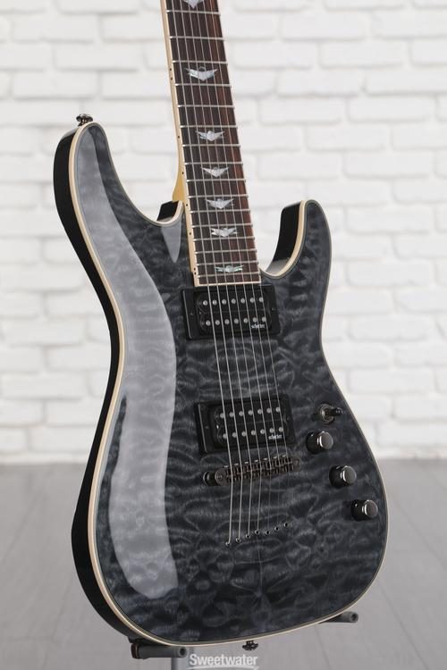Schecter Omen Extreme-7 Electric Guitar - See Thru Black Reviews