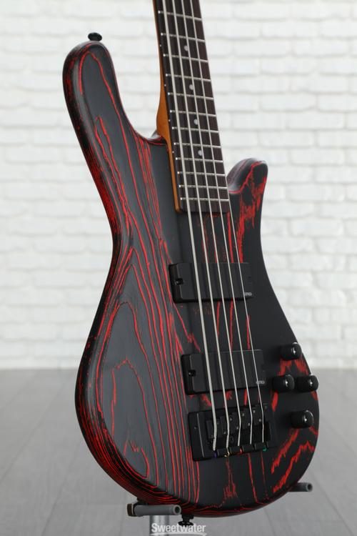 Spector NS Pulse 5 Bass Guitar - Cinder Red | Sweetwater