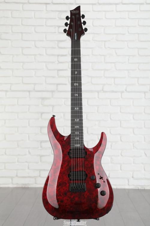 Schecter C-1 Apocalypse Electric Guitar - Red Reign | Sweetwater