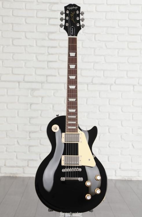 Epiphone Les Paul Standard '60s Electric Guitar - Ebony | Sweetwater