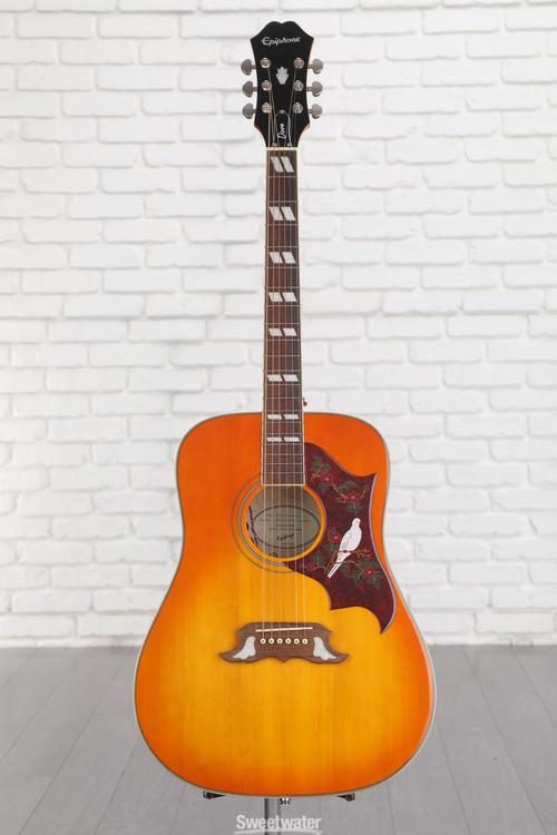 Epiphone Dove Studio Acoustic-electric Guitar - Violin Burst