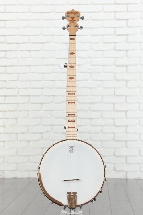 Deering Goodtime Deco Open back 5 string Banjo Blonde Satin