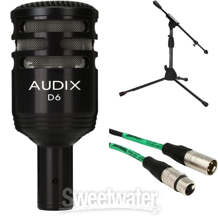 Audix D6 マイク Amazon.com: AUDIX D6 Cardioid Dynamic Kick Drum Microphone