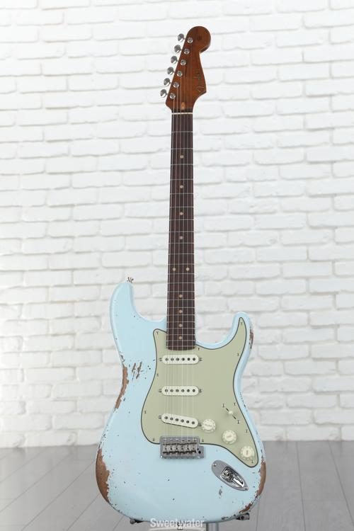 ☆SonicBlue Relic Multilayer Stratocaster - ギター