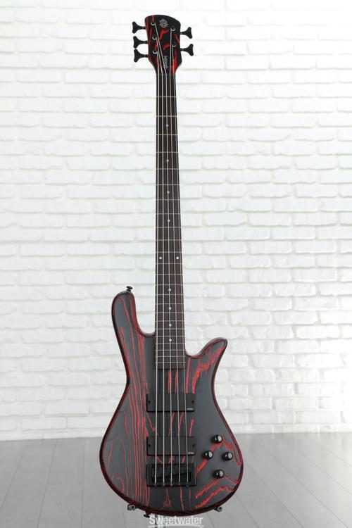 Spector NS Pulse 5 Bass Guitar - Cinder Red | Sweetwater