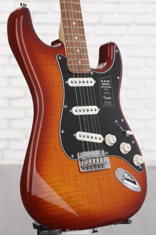 Fender Player Stratocaster Plus Top - Tobacco Sunburst with Pau