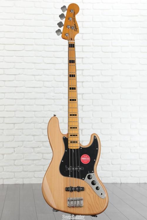 Squier Classic Vibe '70s Jazz Bass - Natural | Sweetwater