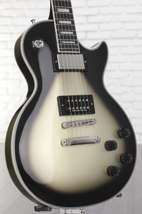 Epiphone Adam Jones Les Paul Custom - A Collection Of Custom Art  Silverburst Les Pauls! 