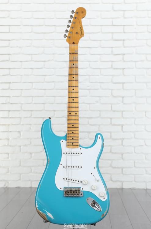 LTD 70th-anniversary '54 Stratocaster Relic Electric Guitar - Taos Turquois  - Sweetwater