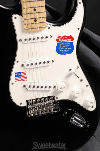 Fender Highway One Stratocaster - Flat Black | Sweetwater