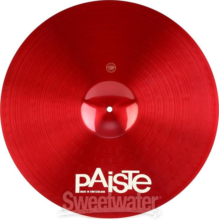 Paiste 20 inch Color Sound 900 Red Heavy Crash Cymbal