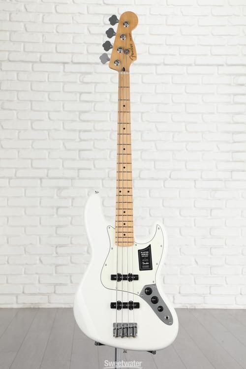 Fender Player Jazz Bass - Polar White with Maple Fingerboard