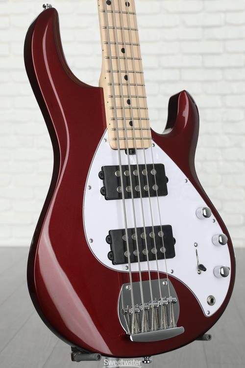 Sterling By Music Man StingRay RAY5HH Bass Guitar - Candy Apple