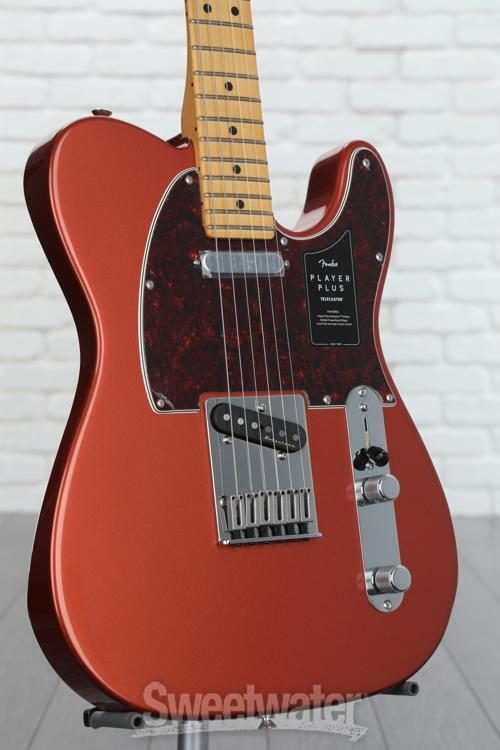 Fender Player Plus Telecaster - Aged Candy Apple Red with Maple